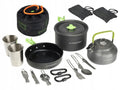 Carmotion 15-Piece Camping Tableware Set for Truck, Camper and Tent