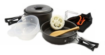 Folding Camping Cookware Set for 1–2 People
